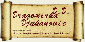 Dragomirka Đukanović vizit kartica